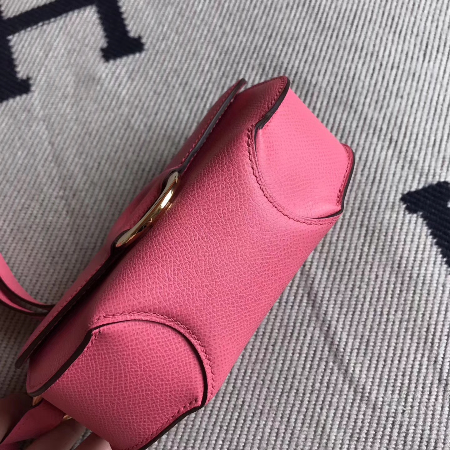 Wholesale Hermes Epsom Cherche Midi Bag in 8W Rose Lipstick Gold Hardware