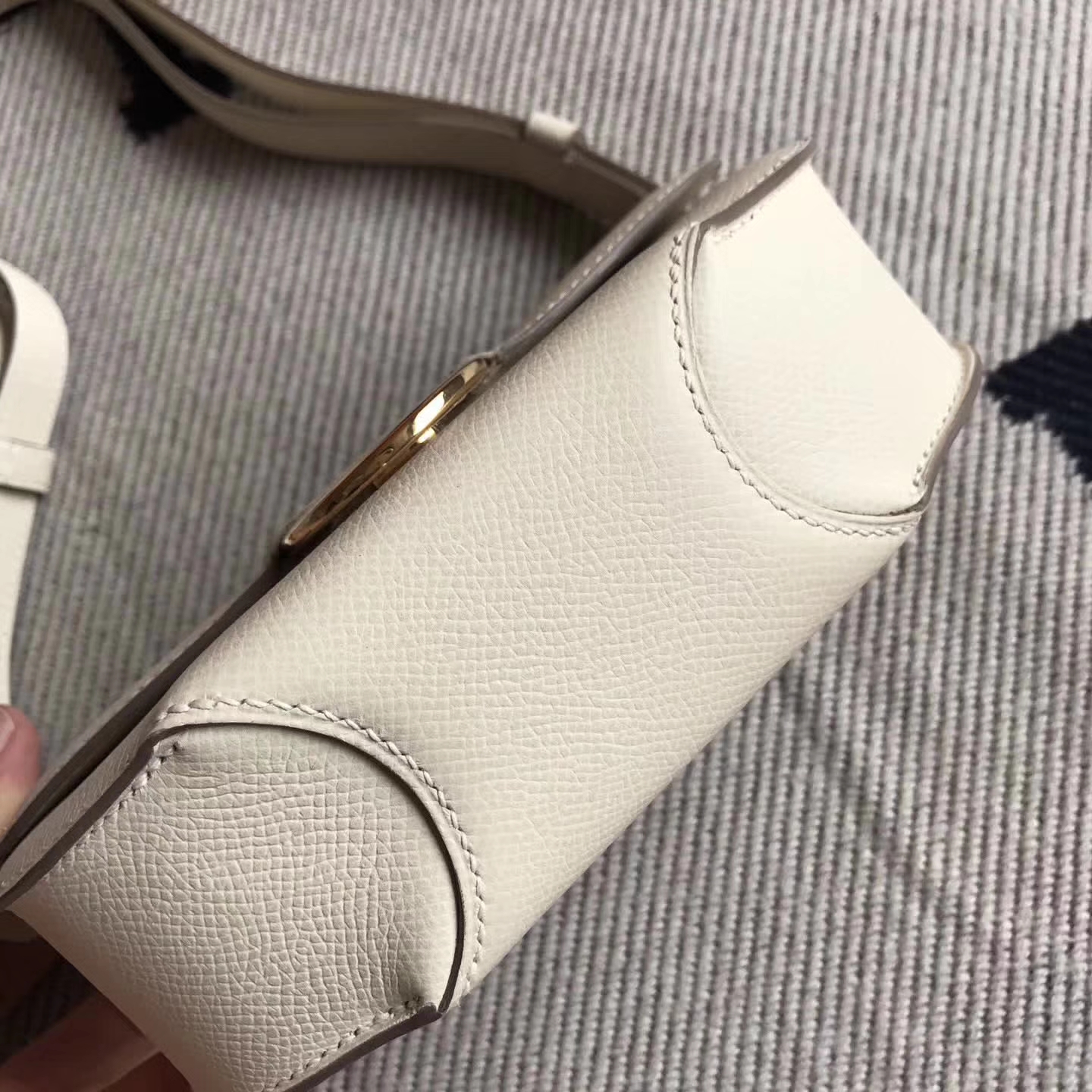 Discount Hermes Cherche Midi Bag in CK10 Craie White Epsom Leather