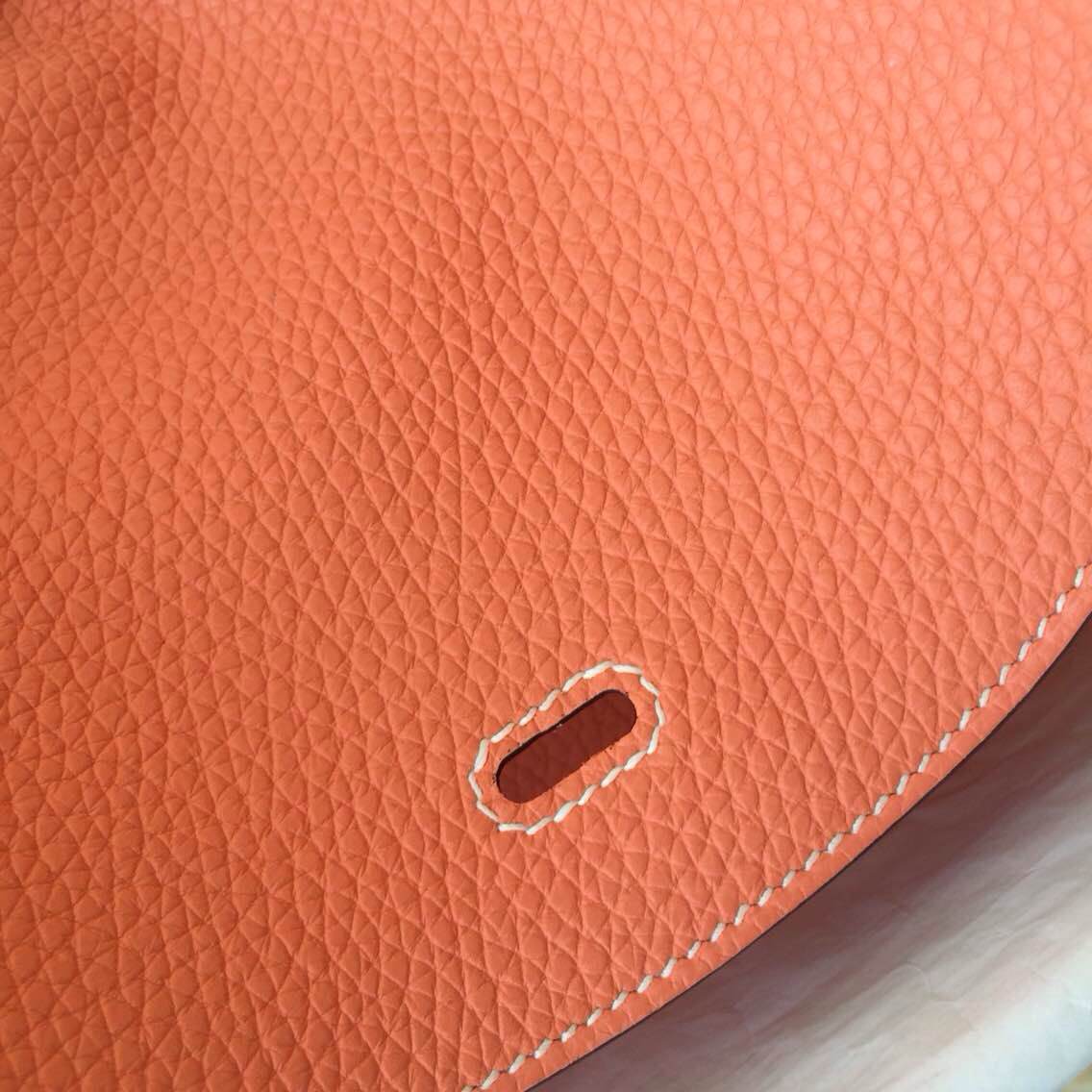 Wholesale L5 Crevette Pink France Togo Leather Hermes Lindy Bag Gold Hardware