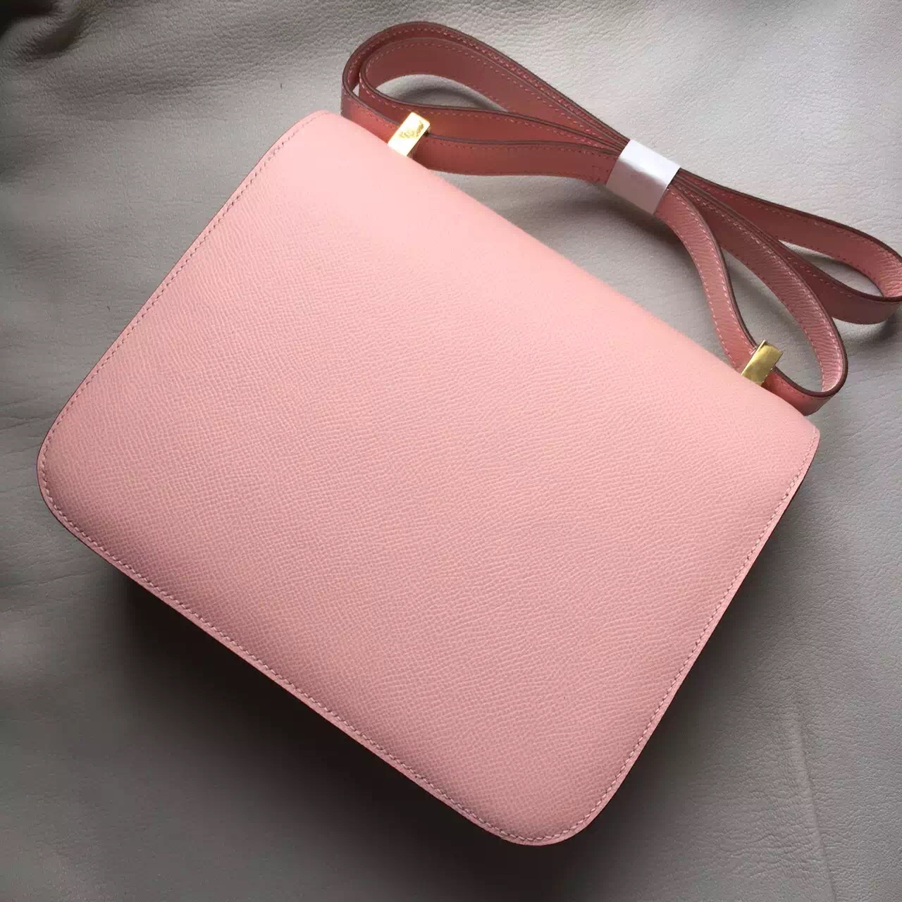 Wholesale Hermes 1P New Pink Epsom Calfskin Leather Constance 24cm