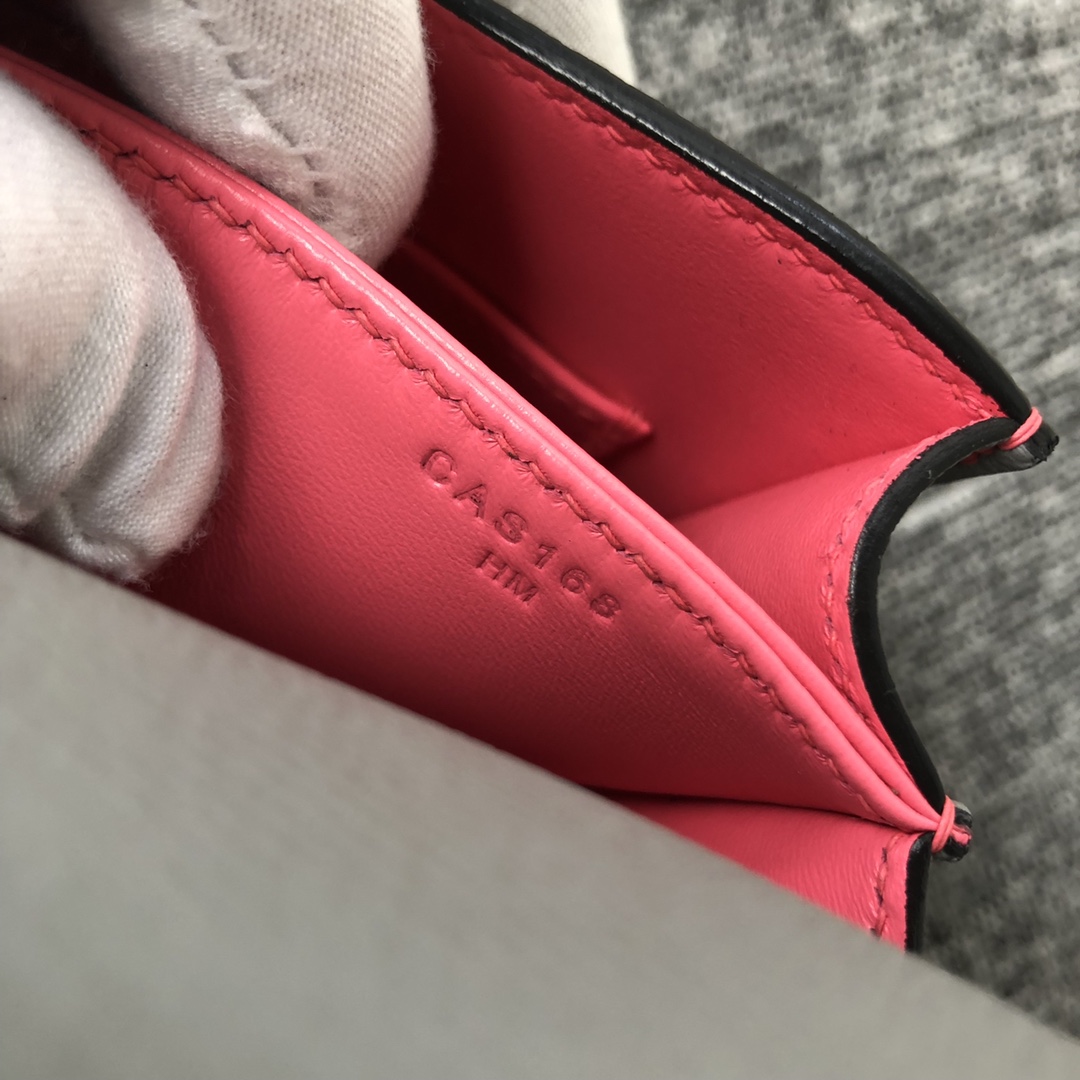 Customize Hermes 8U Blue Glacier/Rose Lipstick inner Epsom Constance18CM Bag