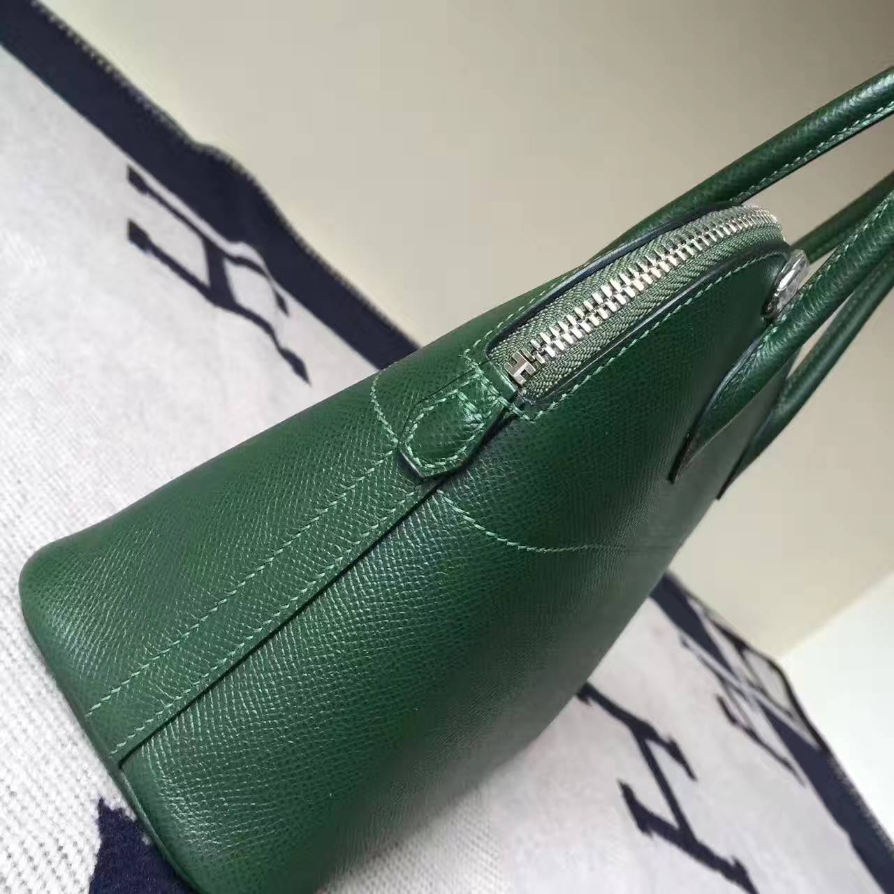 Discount Hermes Bolide Bag 27cm in 2Q English Green Epsom Leather