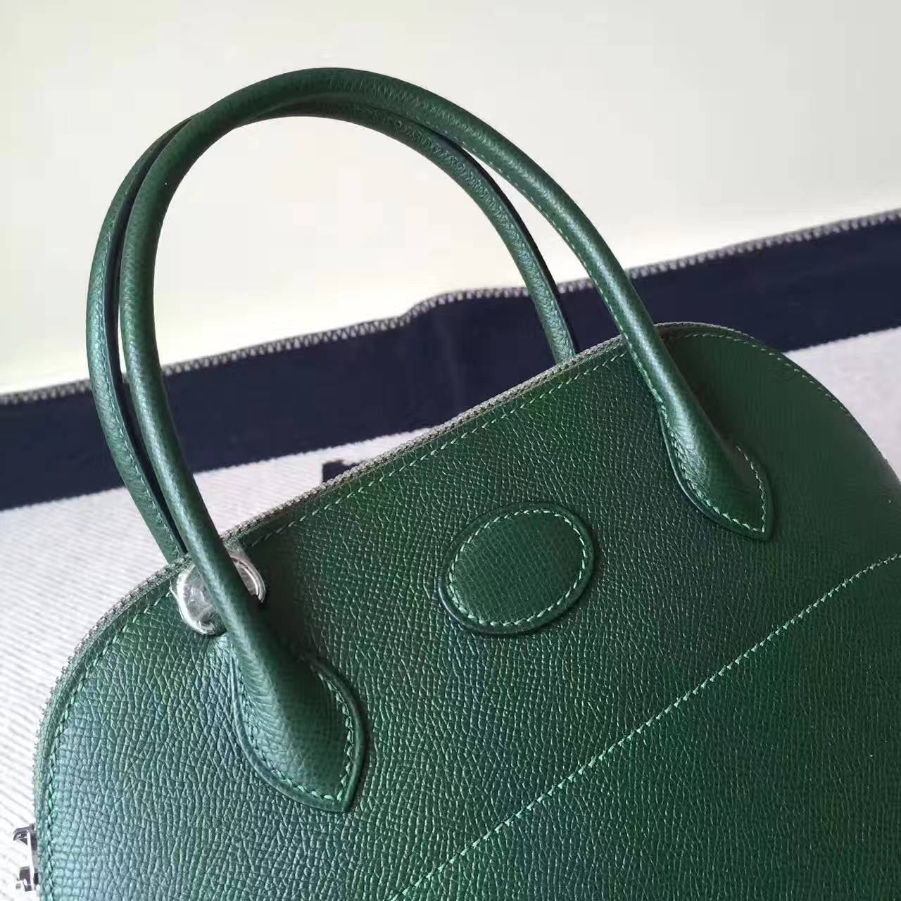 Discount Hermes Bolide Bag 27cm in 2Q English Green Epsom Leather