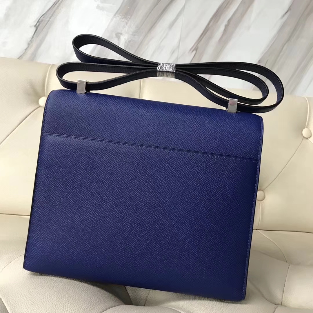 Discount Hermes 7T Blue Eletric Epsom Calf Verrou21CM Bag Shoulder Bag