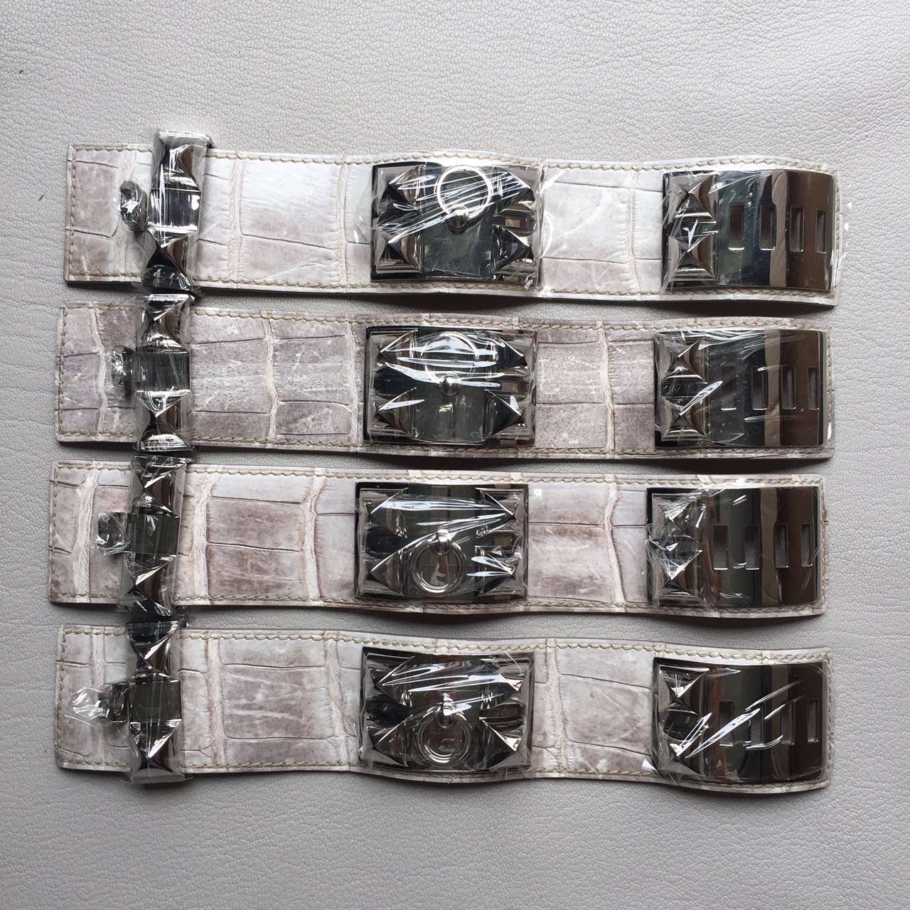 New Fashion Hermes Multi-color Crocodile Leather CDC Women&#8217;s Bracelet