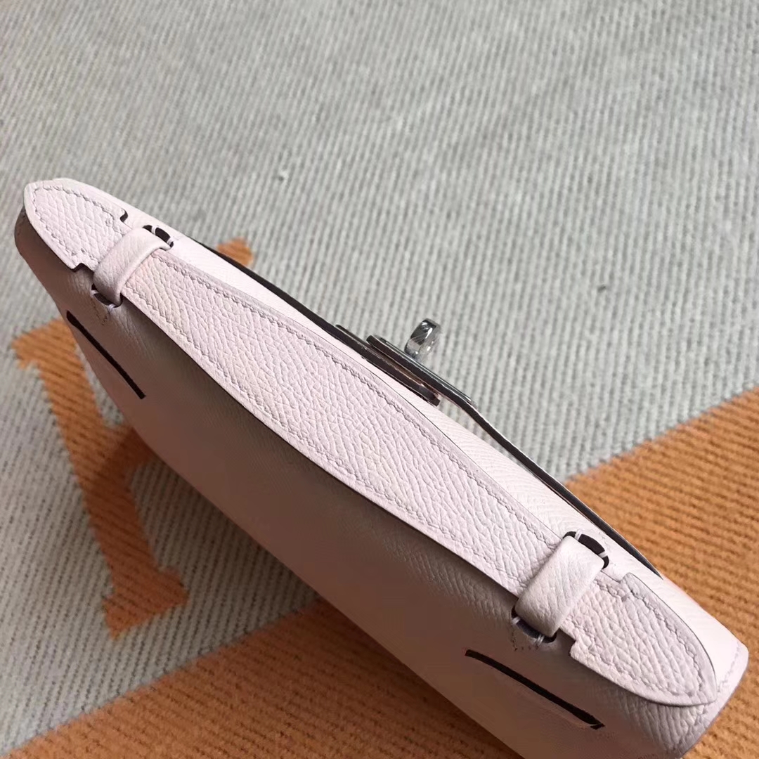 Wholesale Hermes Minikelly Clutch Bag in P1 Rose Elglantine Epsom Leather