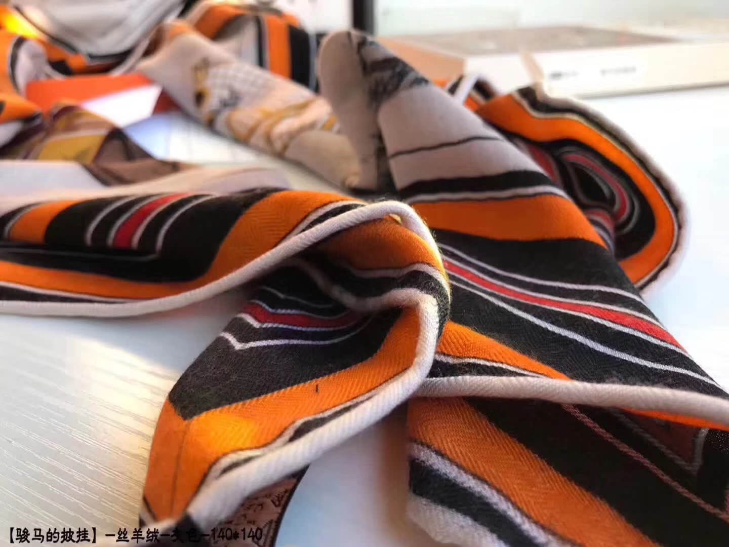 Discount Hermes Grey Cashmere Grade-A Women’s Scarf Cape 140*140cm