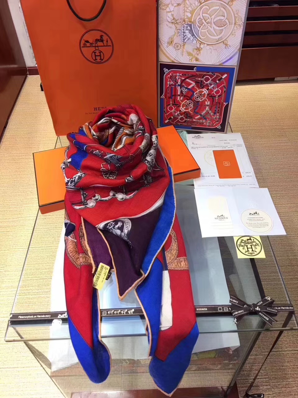 On Sale Hermes Scarf Grade-A Cashmere Women’s Cape140*140cm