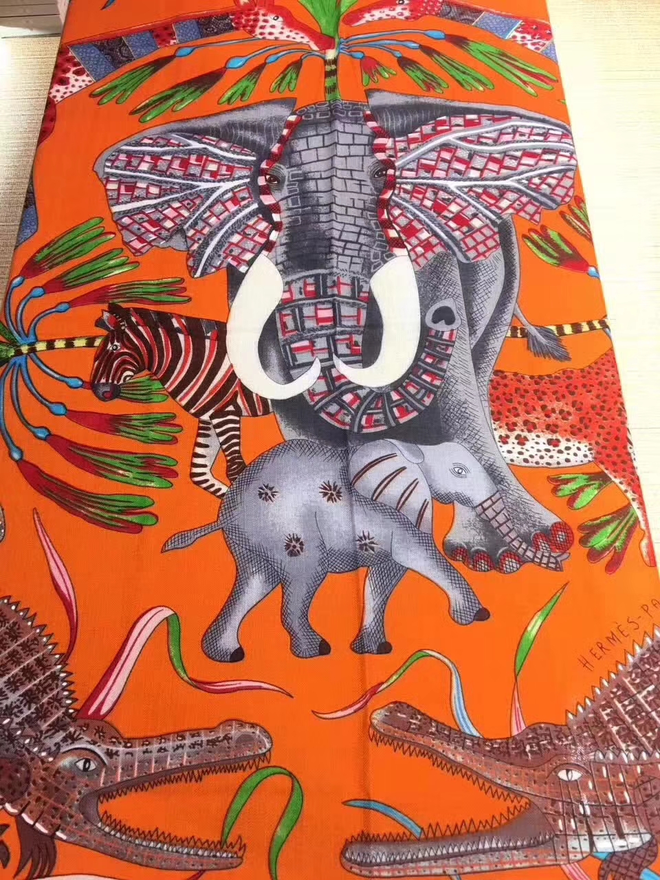 Luxury Hermes Cashmere Scarf Grade-A Women&#8217;s Cape in Orange140*140cm