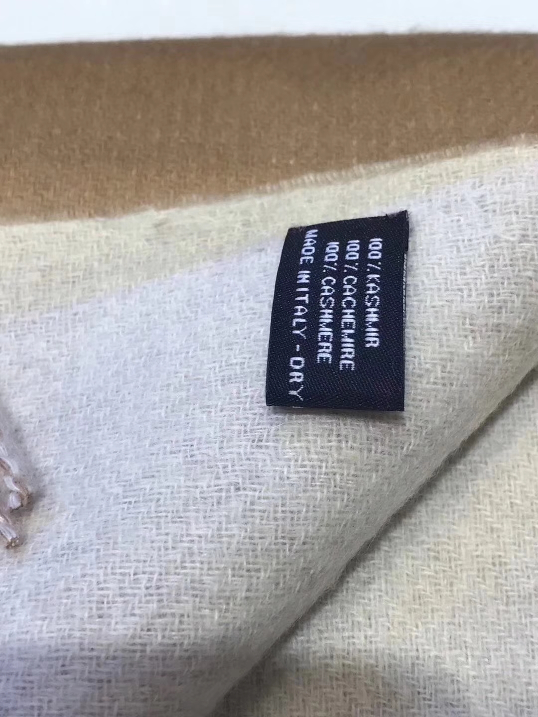 Luxury Hermes Grade-A Camel Cashmere Women&#8217;s Scarf 70*210CM