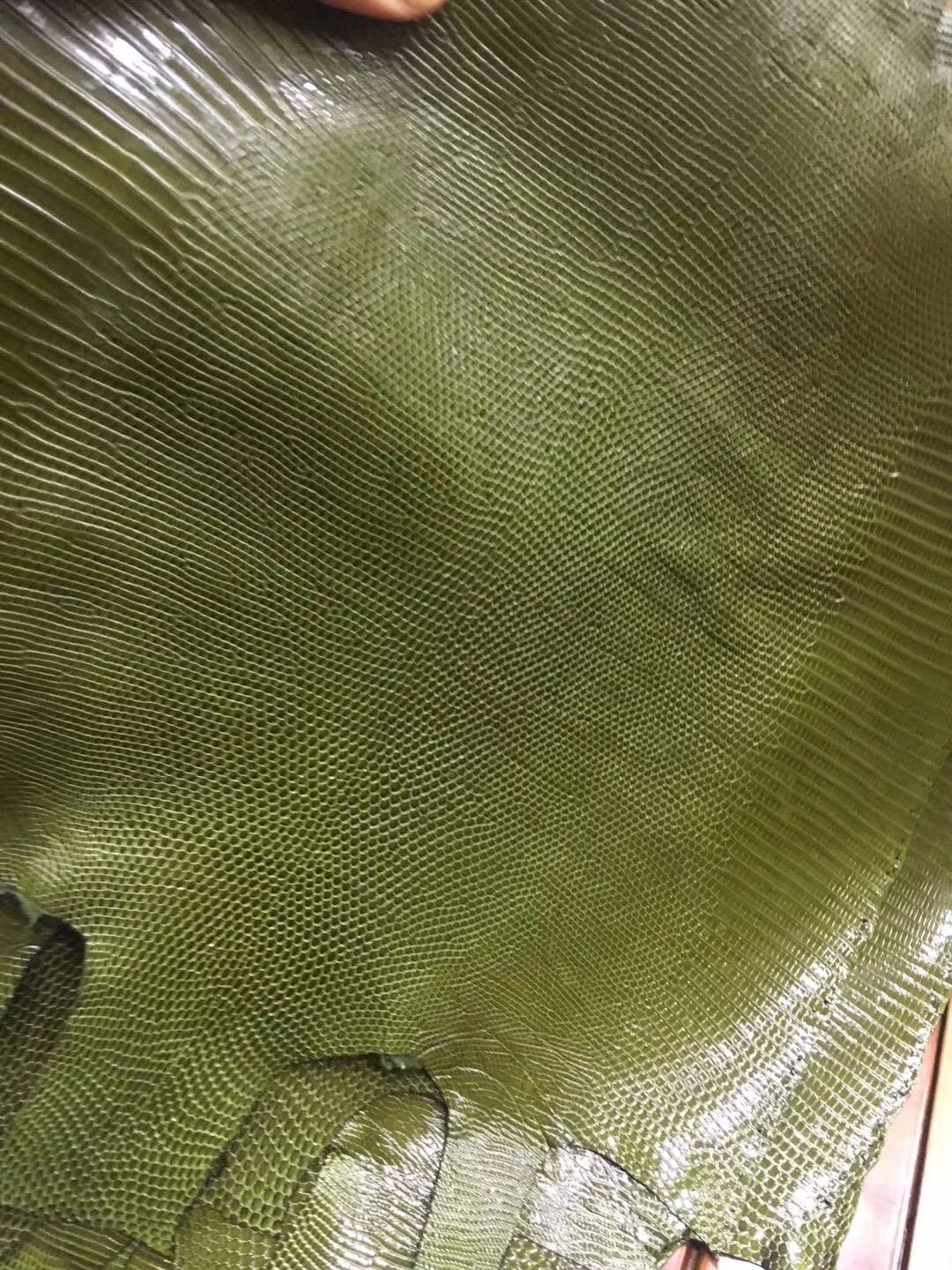 Hot Sale Hermes 6V Laurel Green Lizard Leather Can Order One Kelly25cm