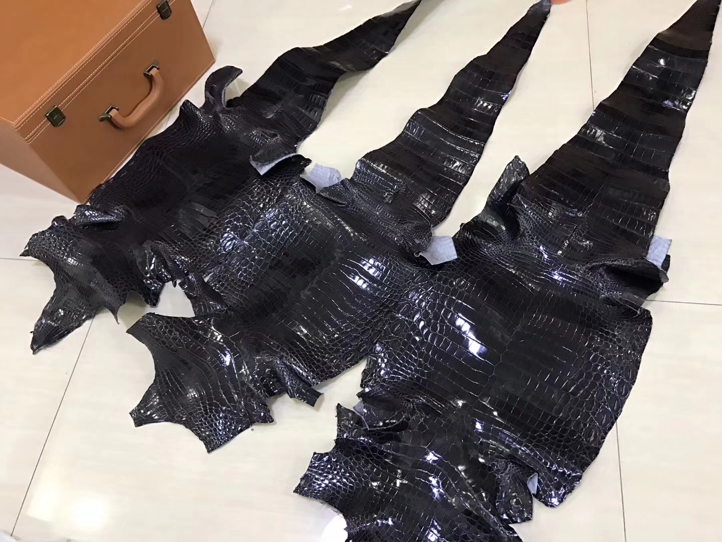 Discount Hermes 8F Etain Grey Crocodile Shiny Leather Can Order Birkin Bag