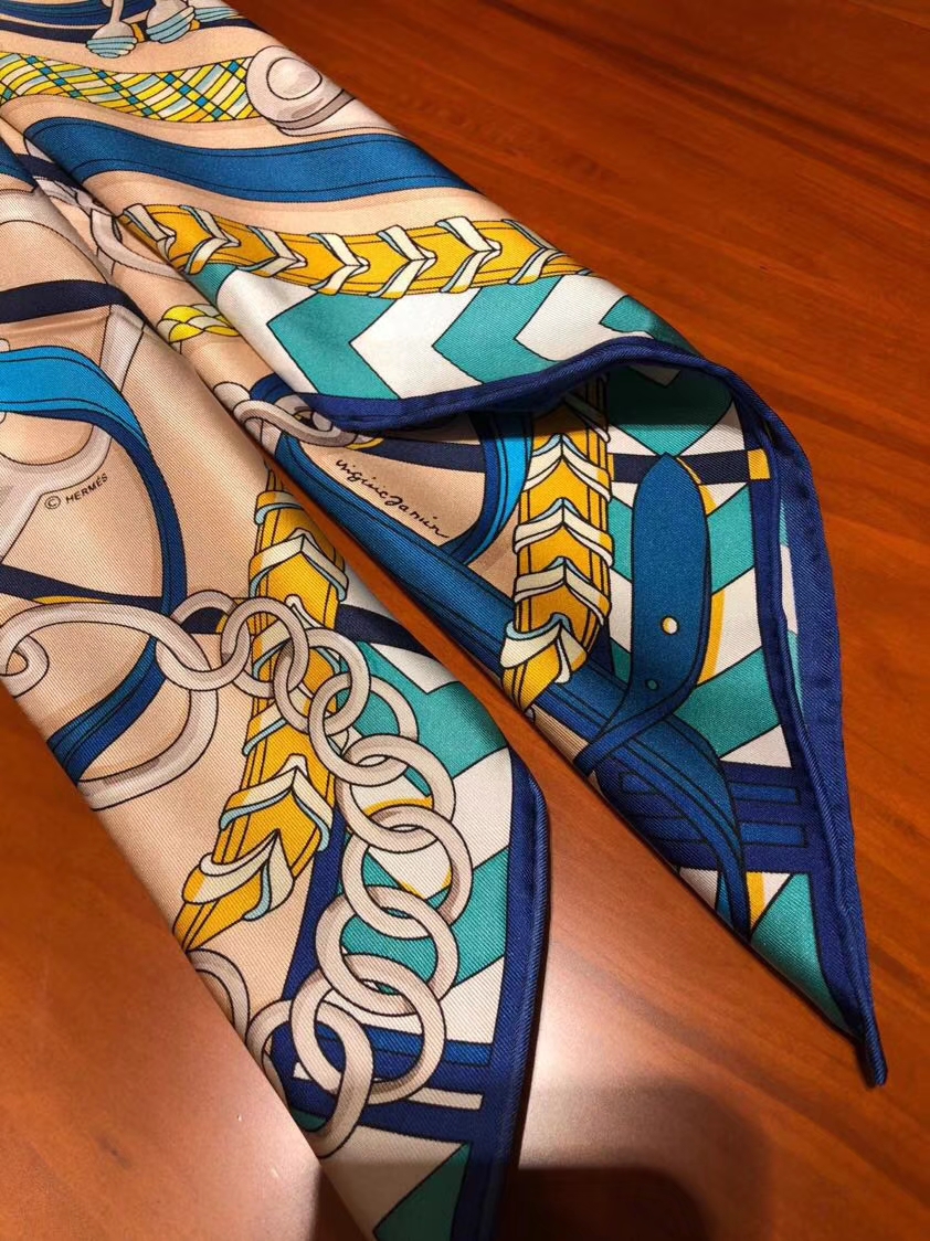 New Hermes 2018 Autumn Silk Scarf90*90CM 100%Silk in Pink