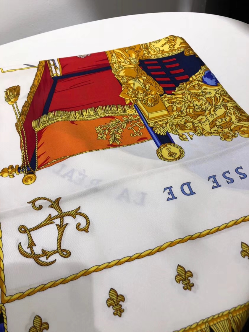 Hermes 2018 New 100%Mulberry Silk Black Square Women&#8217;s Silk Scarf 90*90cm