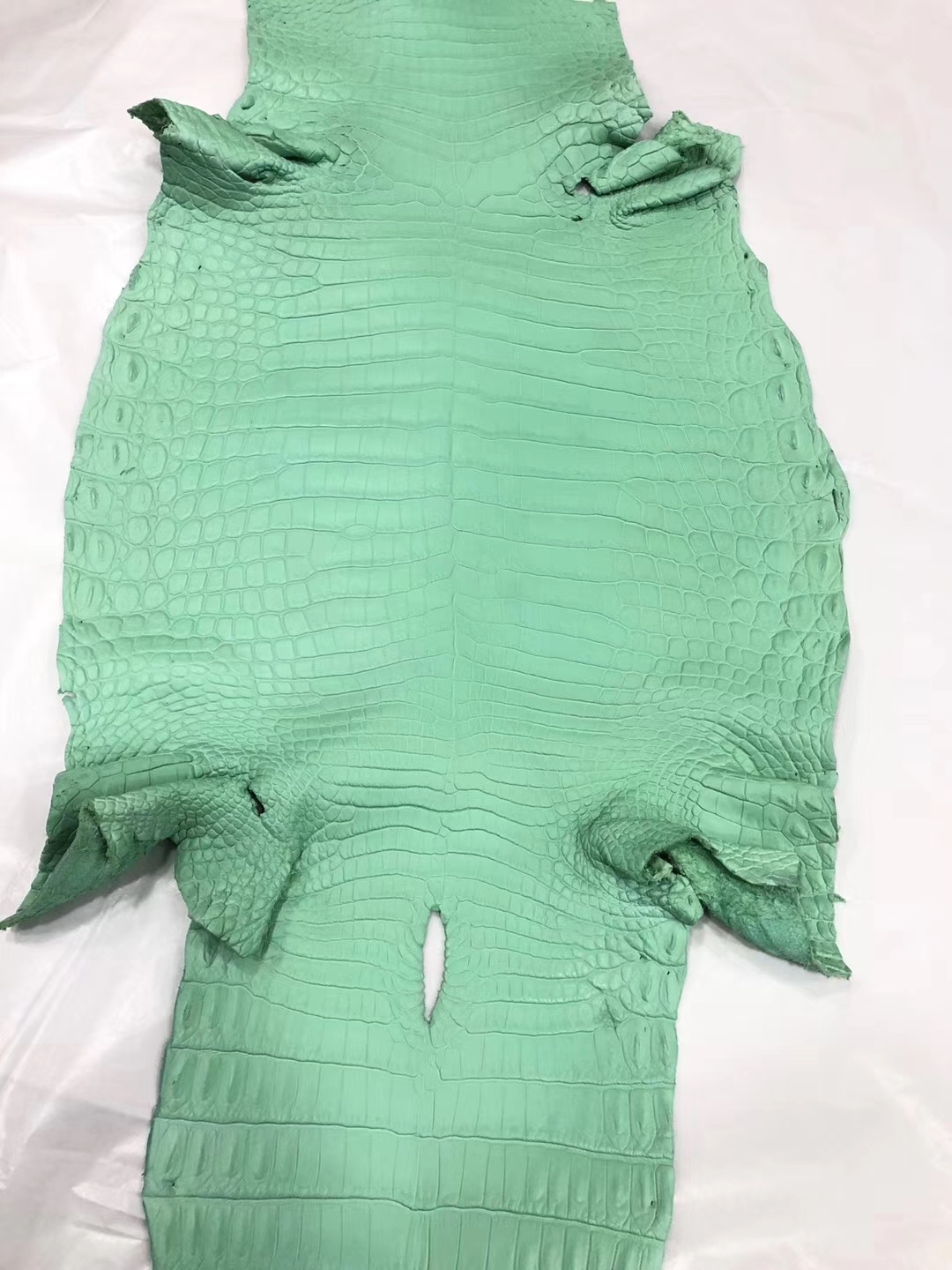 Hermes Bags Order 6U Mint Green Crocodile Matt Leather Can Order Birkin25CM