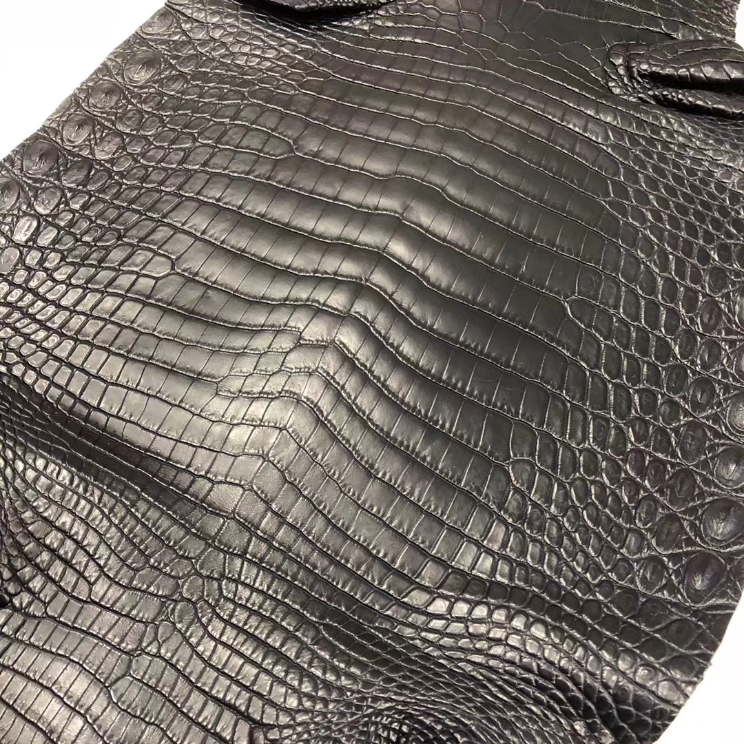 New Hermes Blue Indigo Crocodile Matt Leather Birkin25CM Bags Order