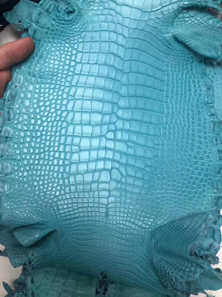 Hermes 3Z Blue Saint-cyr Alligator Matt Crocodile Leather Minikelly Bags Customization