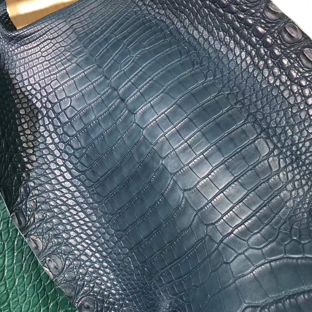 New Arrival Hermes Multi-color Alligator Matt Crocodile Leather Can Order Birkin30CM/Kelly28CM
