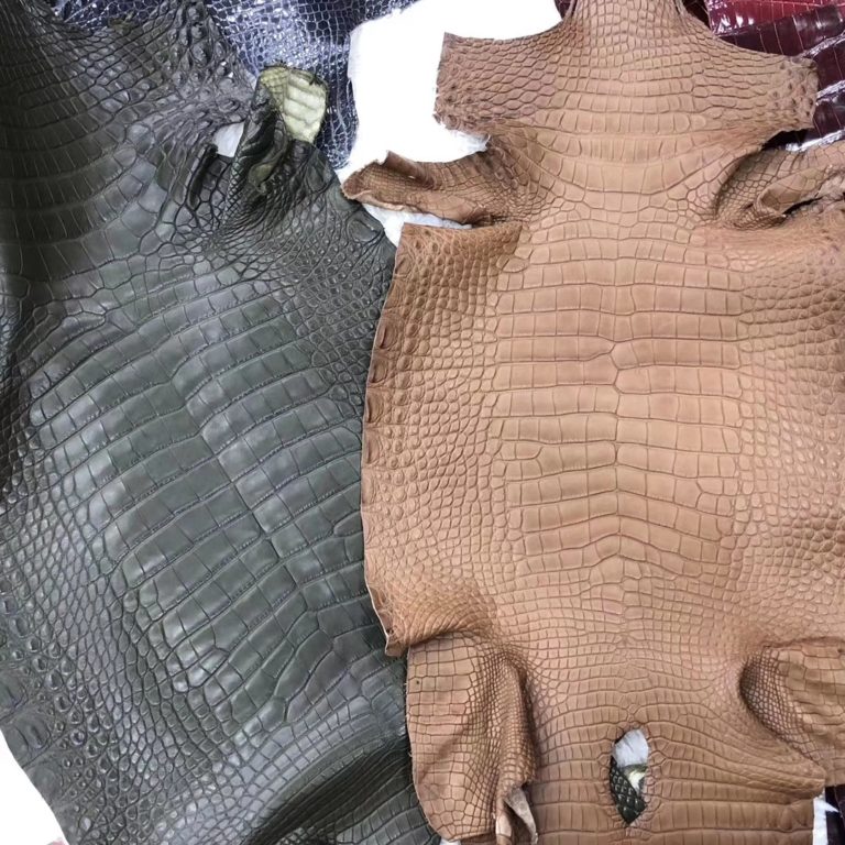 Custiomization Hermes Birkin/Kelly Bag 4B Biscuit Color Matt Alligator Crocodile Leather