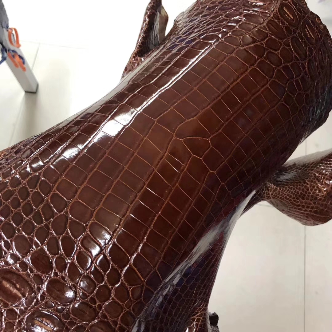 New Arrival Hermes Multi-color Shiny Nilo Crocodile Leather Can Order Kelly25/Birkin25CM
