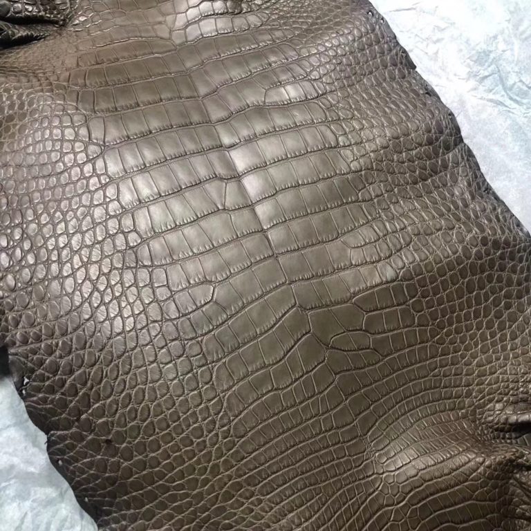Hermes M1 Oregano Alligator Matt Crocodile Leather Can Order Birkin 25cm/Kelly 25CM