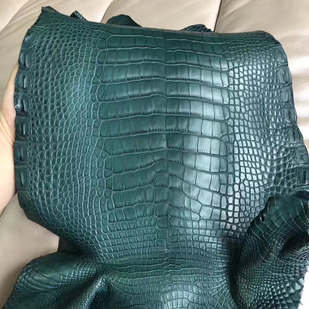 New Arrival Hermes 1L Vert Cacti Alligator Matt Crocodile Leather Minikelly Bag Customize