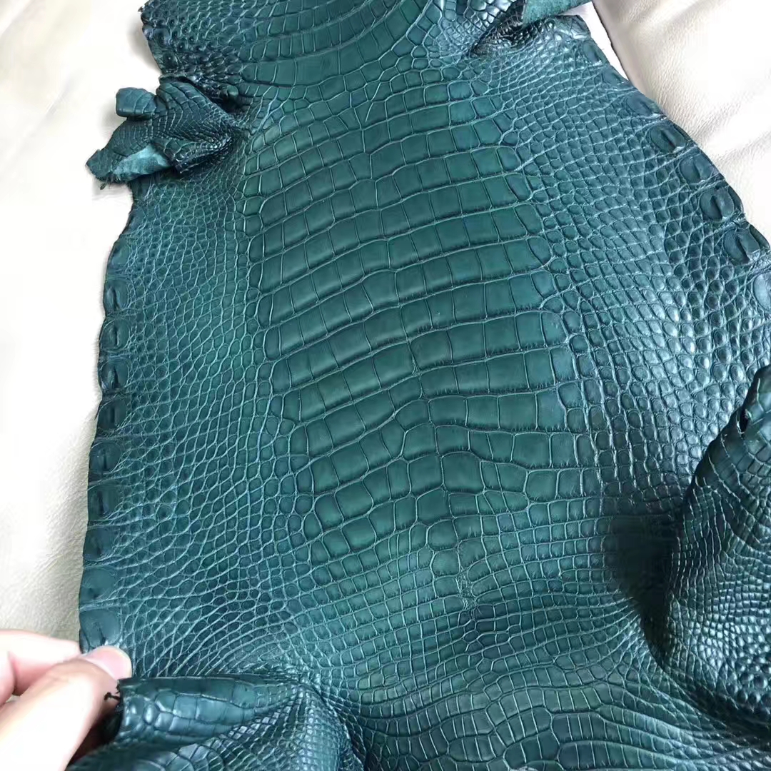New Arrival Hermes 1L Vert Cacti Alligator Matt Crocodile Leather Minikelly Bag Customize