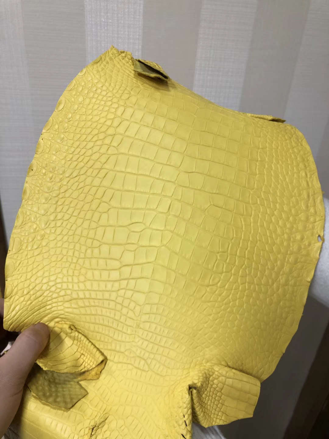 Customize Hermes Bags New Arrival M9 Yellow Matt Crocodile Leather