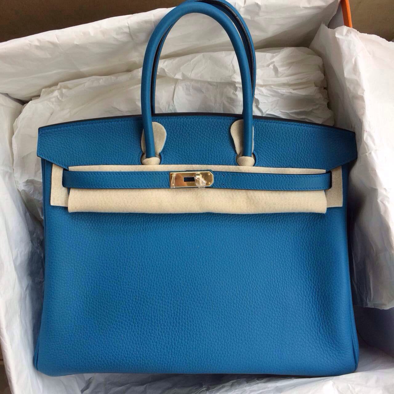 35CM Hermes Birkin Bag Togo Leather Gold Hardware