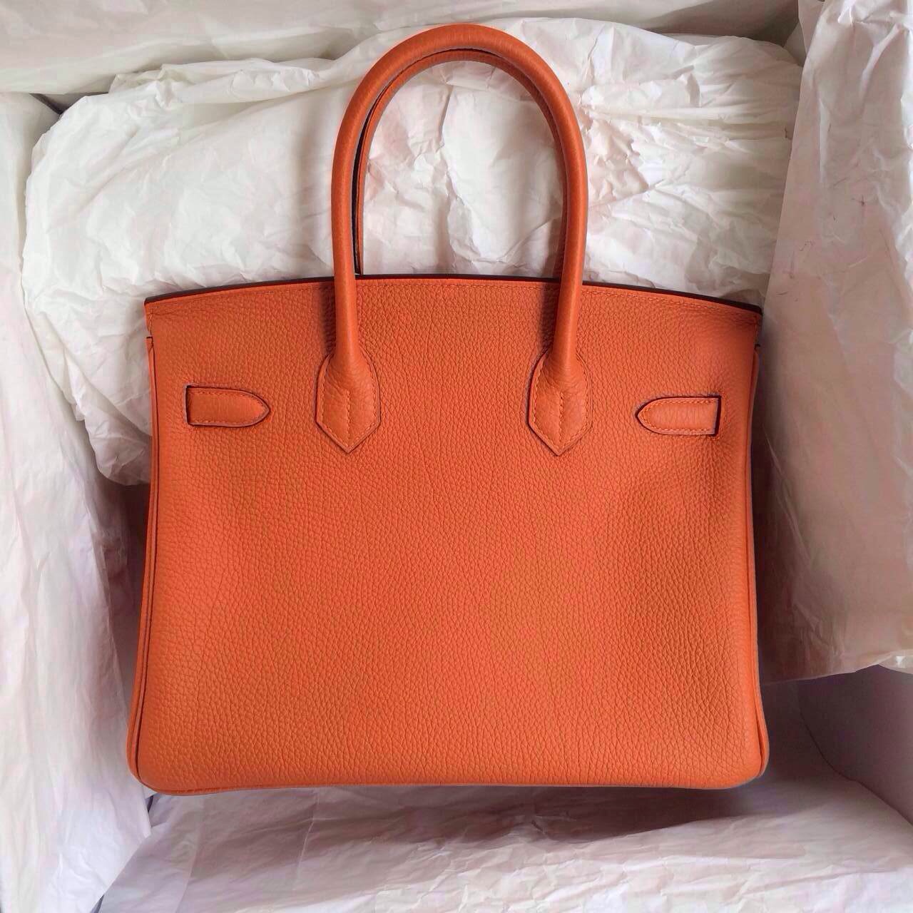 35cm hermes birkin handbag togo leather gold hardware