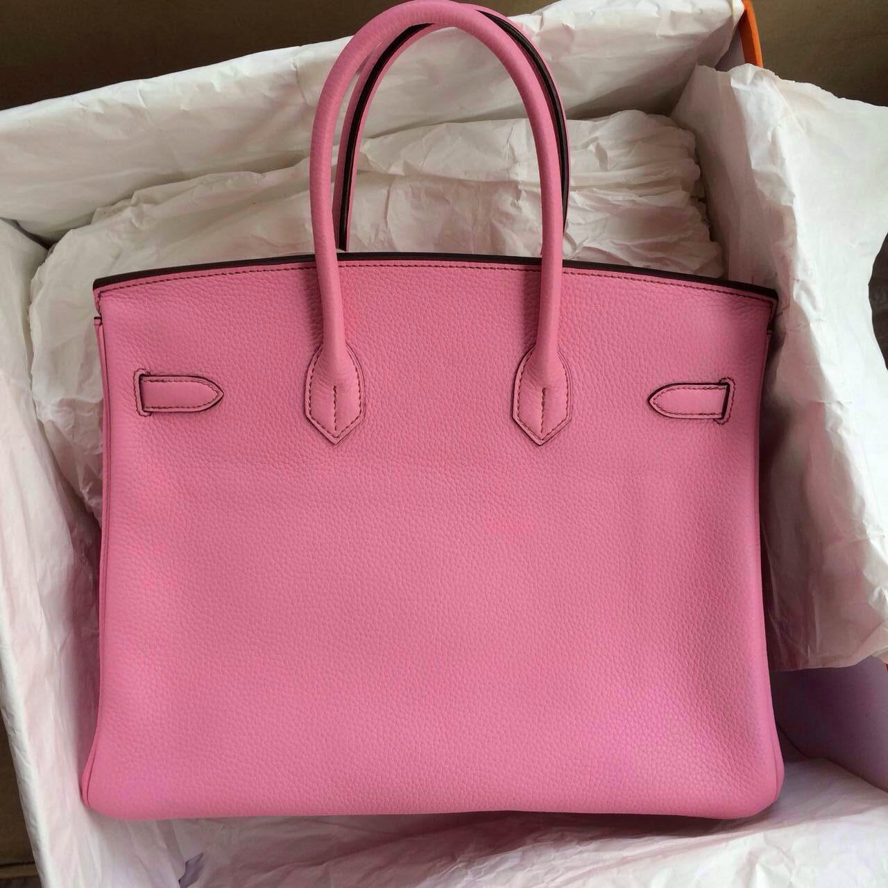 Birkin bag Pink 35cm gold hardware