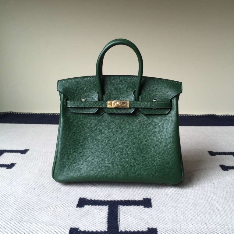 Hermes Birkin Bag  25cm in 2Q English Green Epsom Calf Leather
