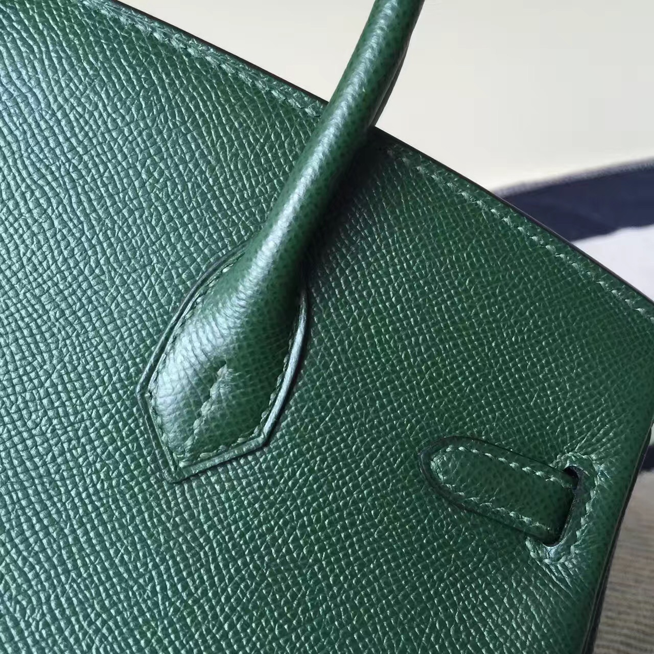 Discount Hermes Birkin Bag 25cm in 2Q English Green Epsom Calf Leather