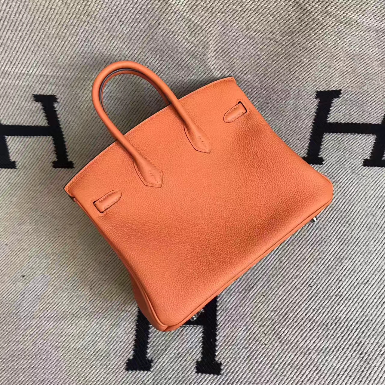 Wholesale Hermes Togo Leather Birkin Bag 25cm in 93 Orange