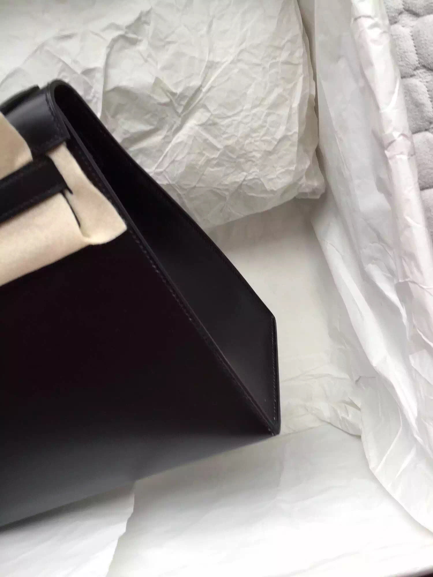 Wholesale Hermes Kelly Bag Sellier Black Box Leather 28cm Women&#8217;s Tote Bag