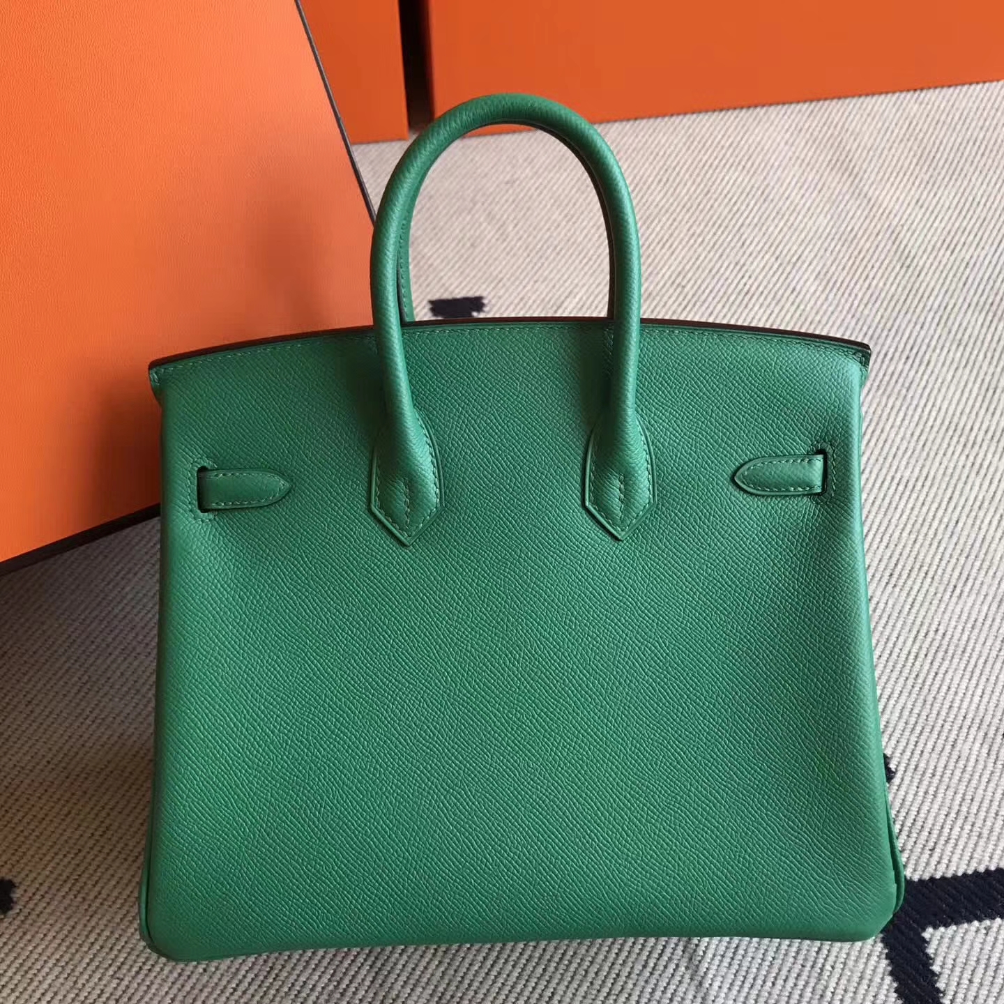 New Arrival Hermes U4 New Mint Green Epsom Leather Birkin25cm Tote Bag