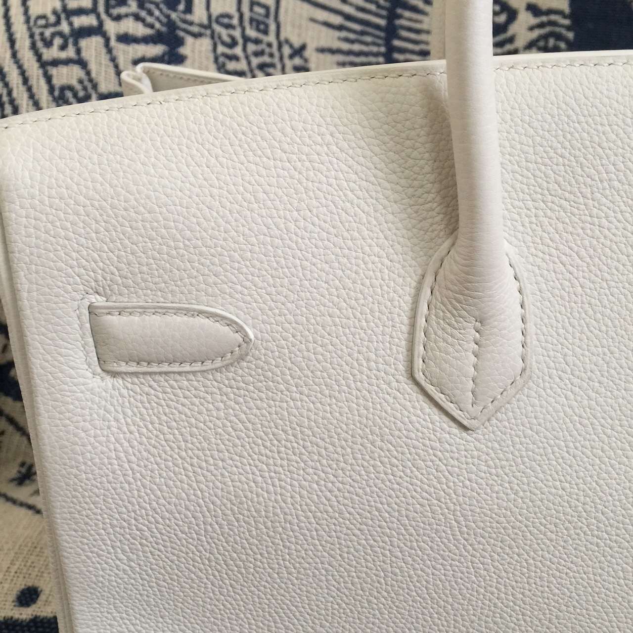 New Fashion Hermes White Togo Leather Birkin Bag 35CM Gold Hardware