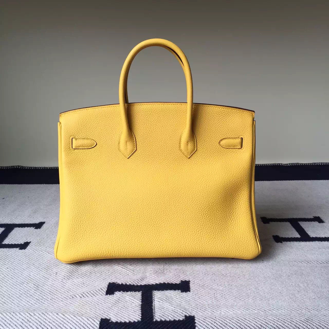 Discount Hermes Togo Calfskin Birkin35cm Bag in Fennel Yellow