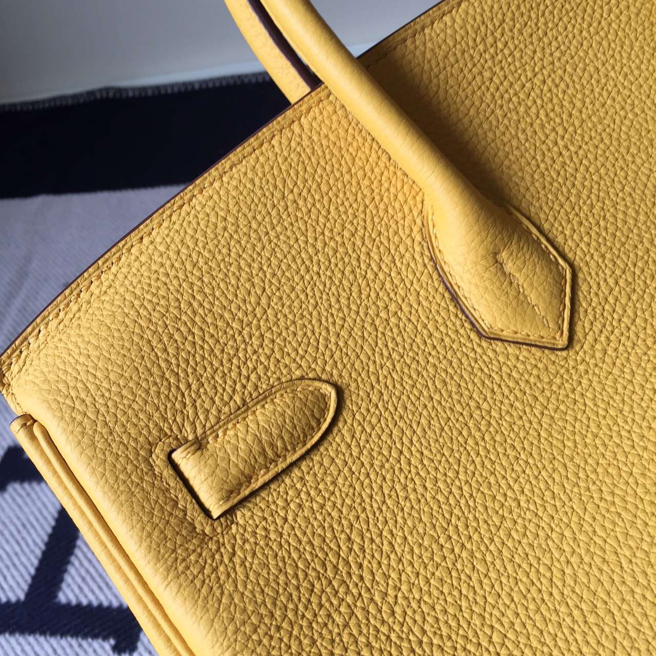 Discount Hermes Togo Calfskin Birkin35cm Bag in Fennel Yellow