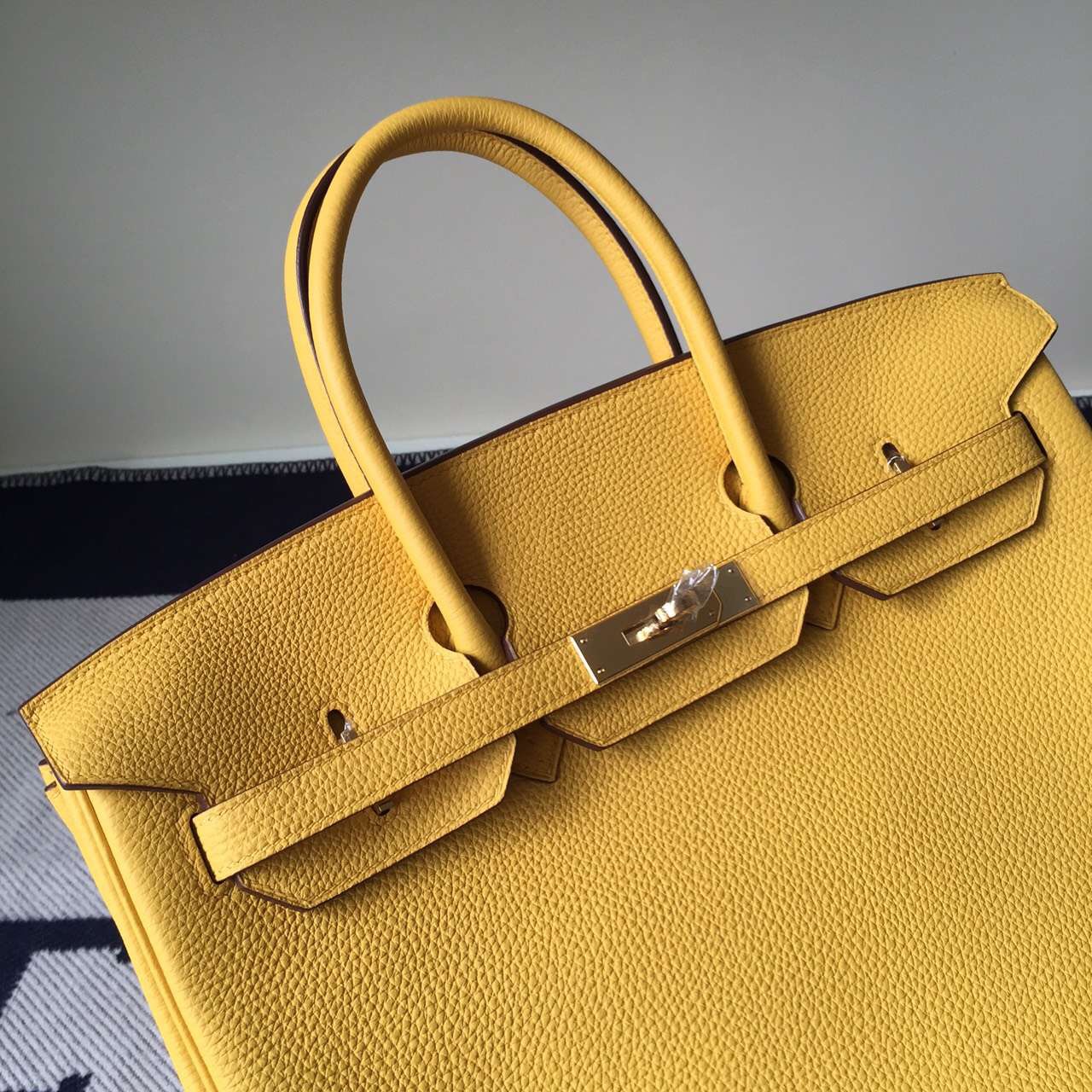 Discount Hermes Togo Calfskin Birkin35cm Bag in Fennel Yellow