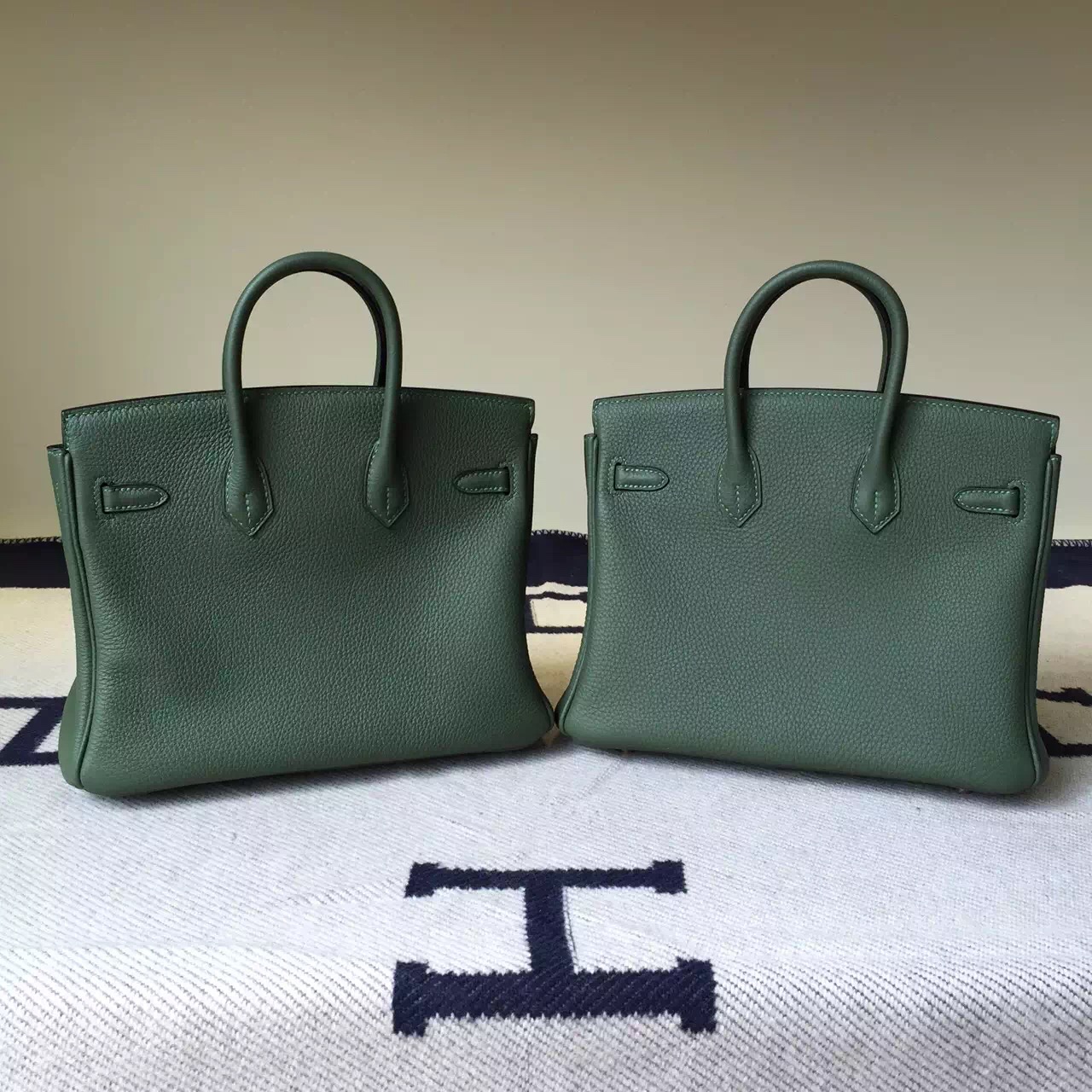 Wholesale Hermes Jungle Green Togo Leather Birkin35cm Tote Bag