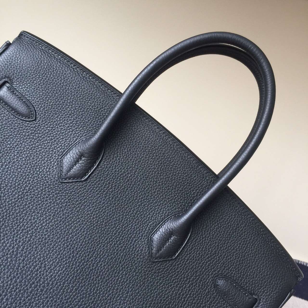 Hermes Classic Bag CK89 Black Togo Leather Birkin Bag 35cm