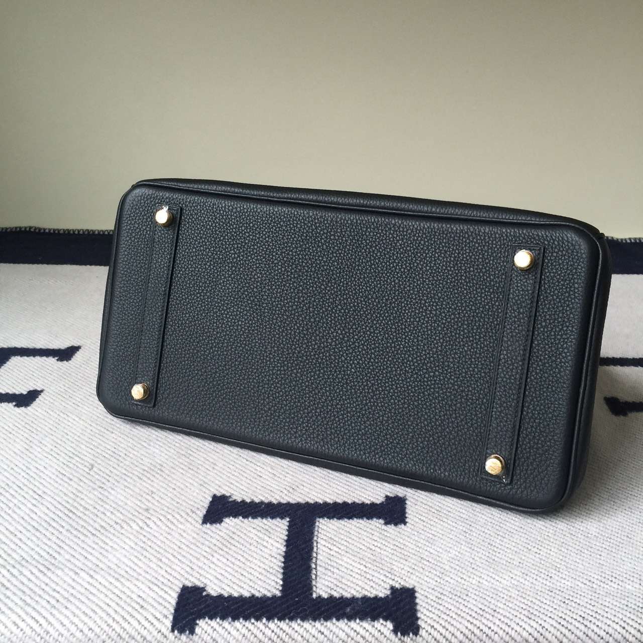 Hermes Classic Bag CK89 Black Togo Leather Birkin Bag 35cm