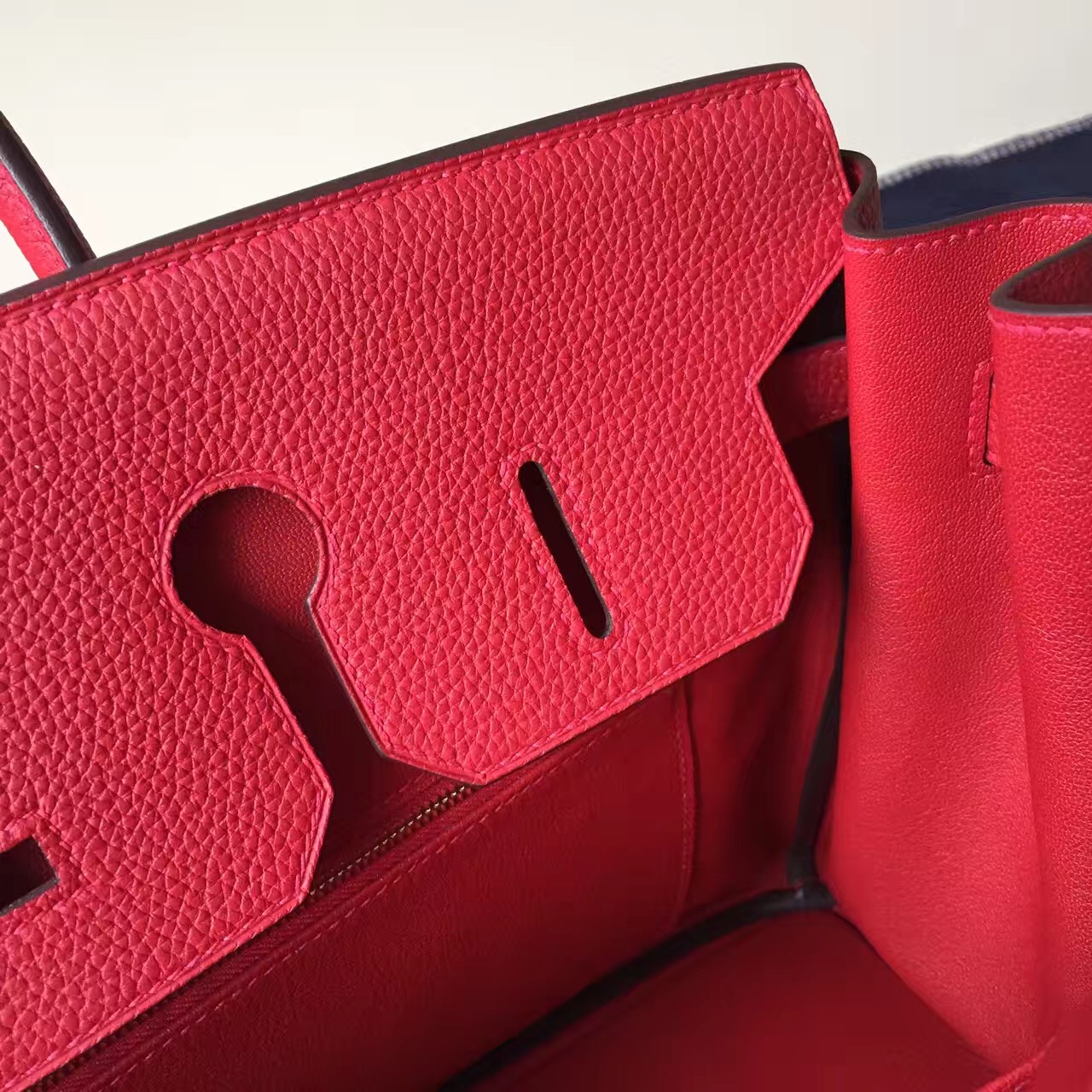 On Sale Hermes Q5 Rouge Casaque Togo Calf  Leather Birkin Bag 35cm