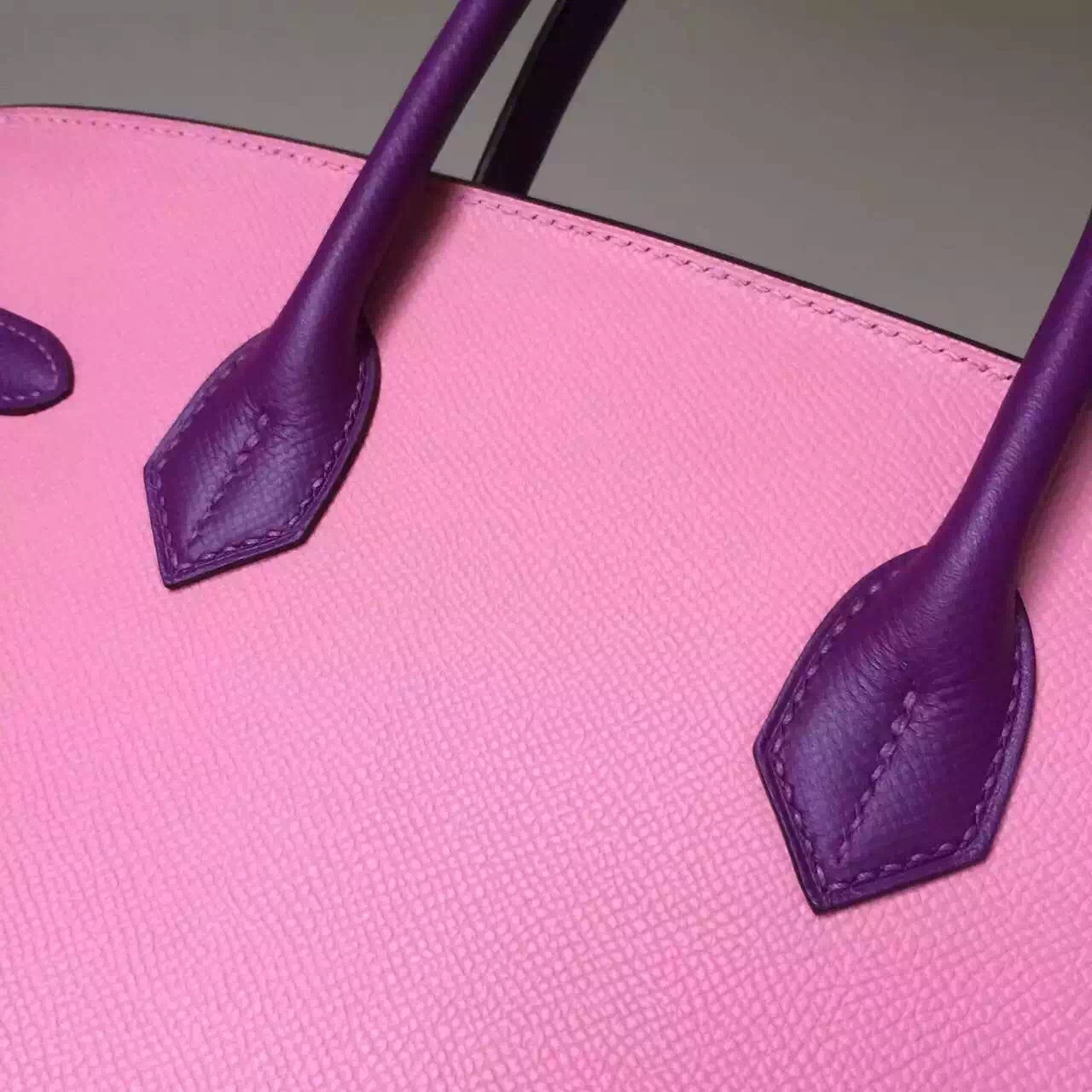 New Pretty Hermes Epsom Leather Color Blocking Birkin 30cm Women’s Handbag