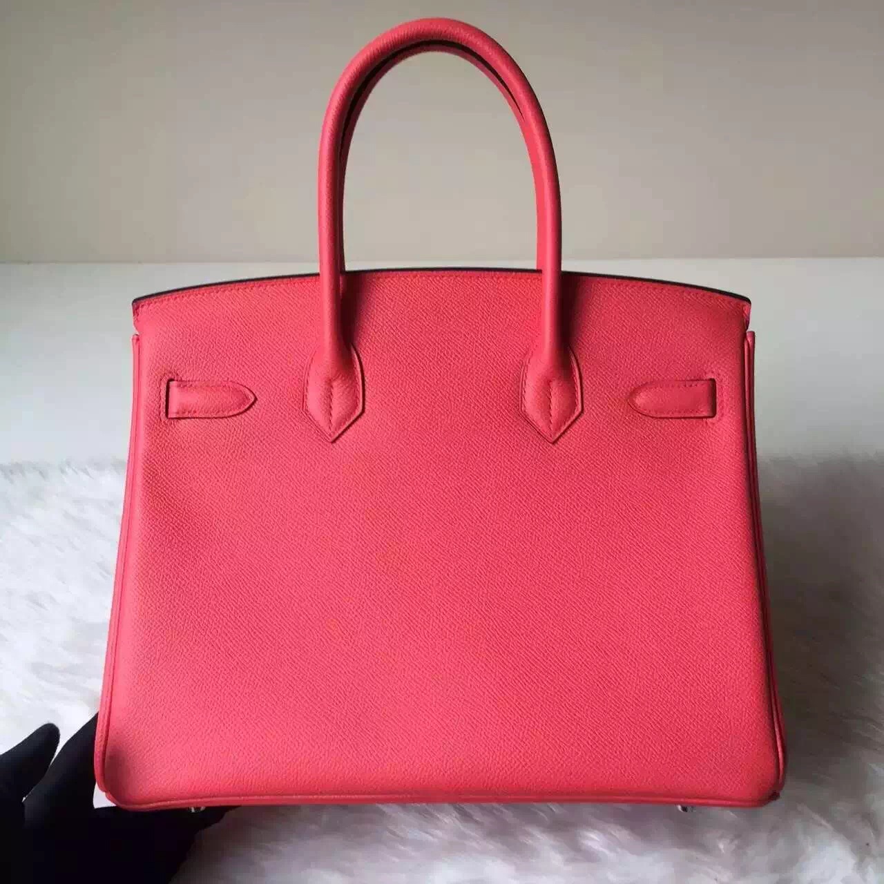 New Fashion Hermes Birkin 30cm T5 Rose Jaipure Epsom Leather