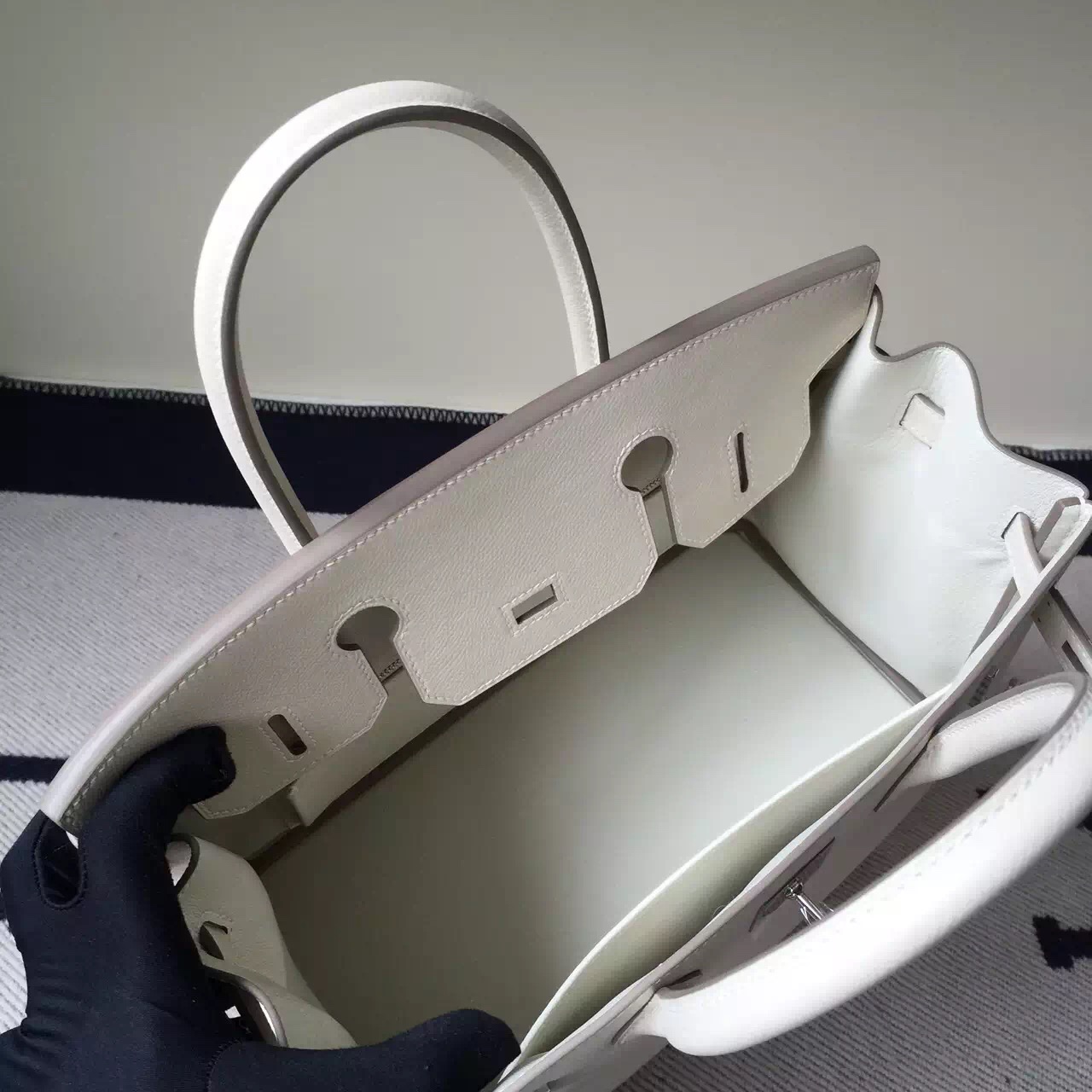 Online Shopping Hermes CK10 Carie Epsom Leather Birkin Bag30cm