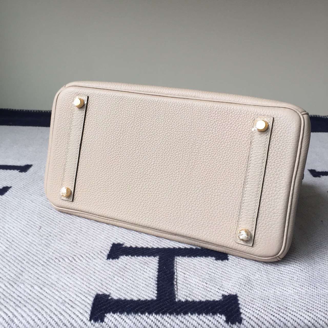 Discount Hermes Togo Calf Leather Birkin30cm Bag in Gris Tourterelle