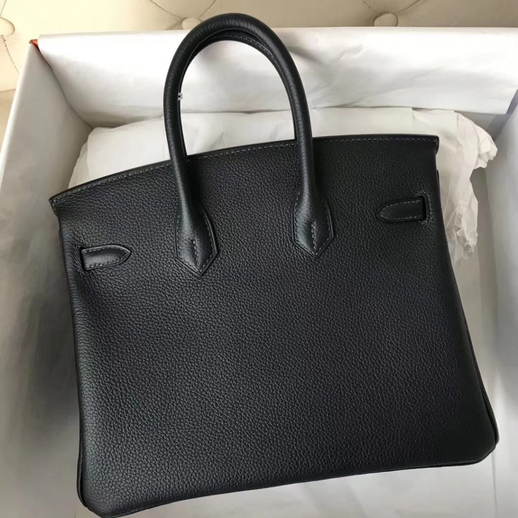 New Arrival Hermes 6O Vert Cypres Togo Leather Birkin25CM Tote Bag Gold Hardware