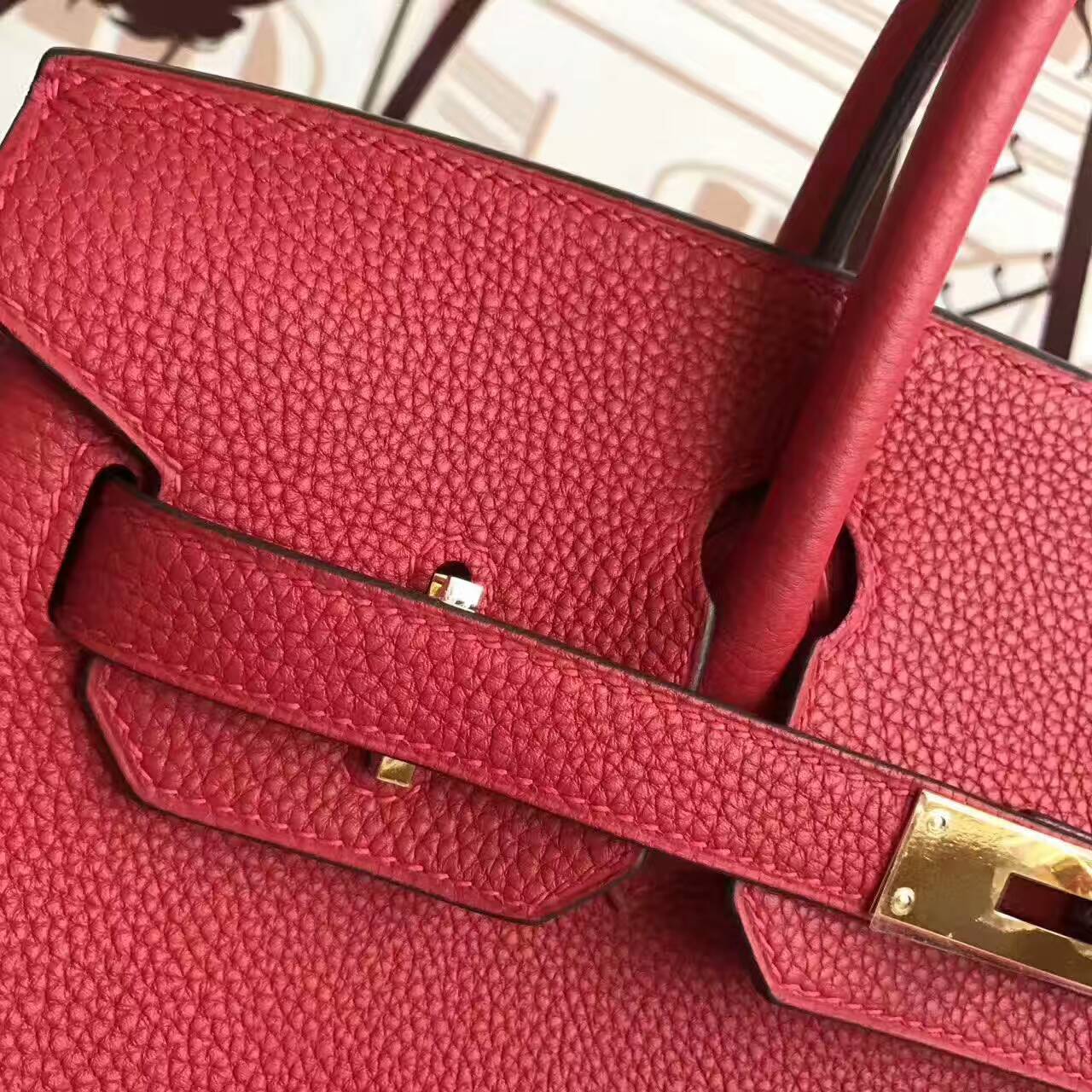 Discount Hermes Birkin Bag 30cm in Q5 Rouge Casaque Togo Leather